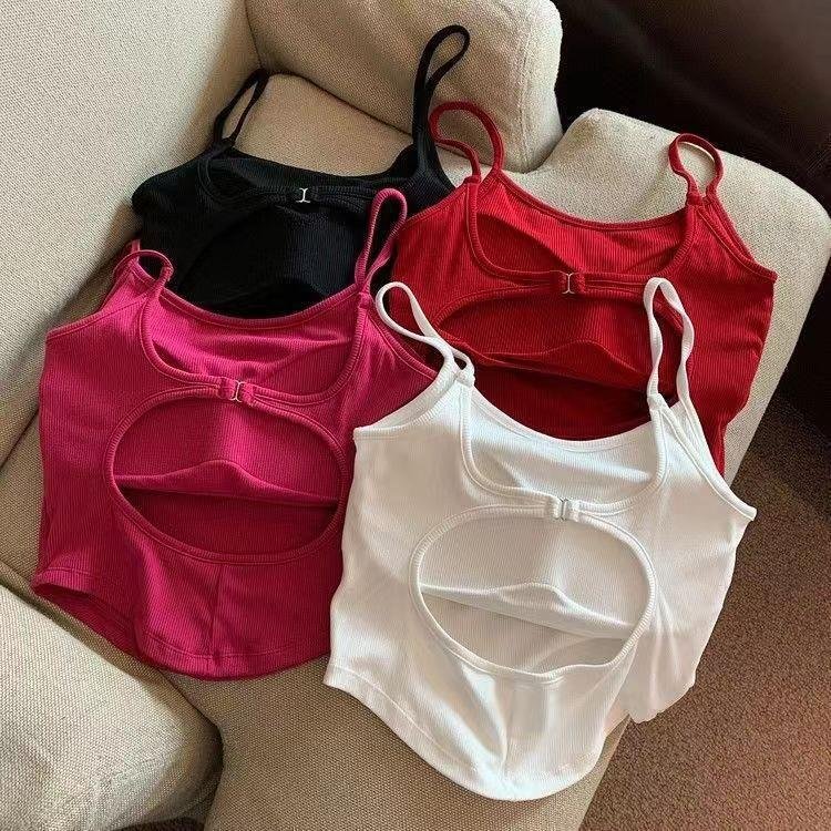 Stay Cool with Padded Strap Vest Women's Inner Wear