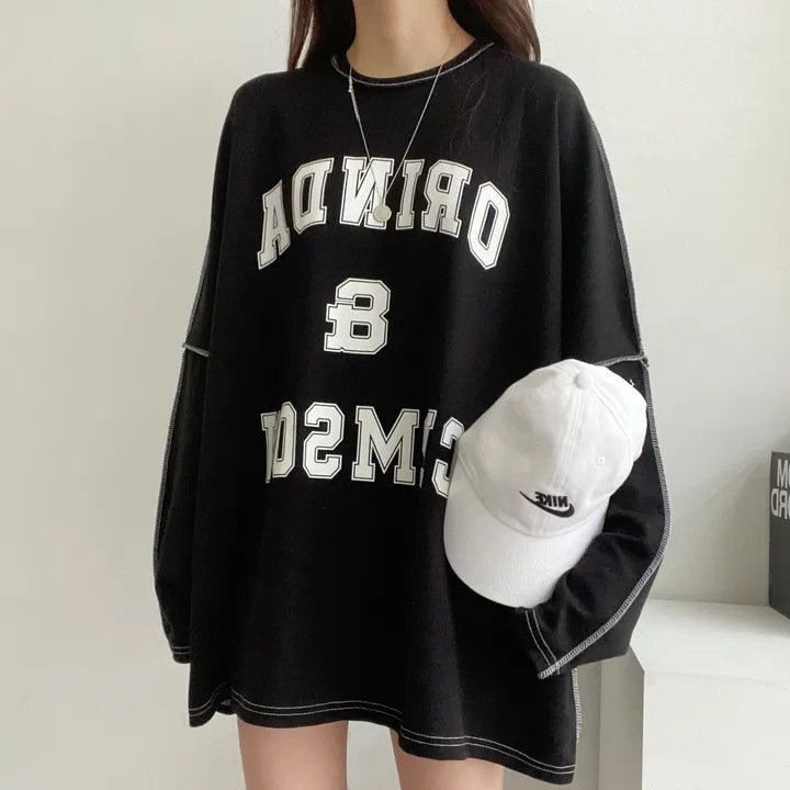 Plus Size Fleece-Lined Sweater - Warm & Stylish Korean Style Top