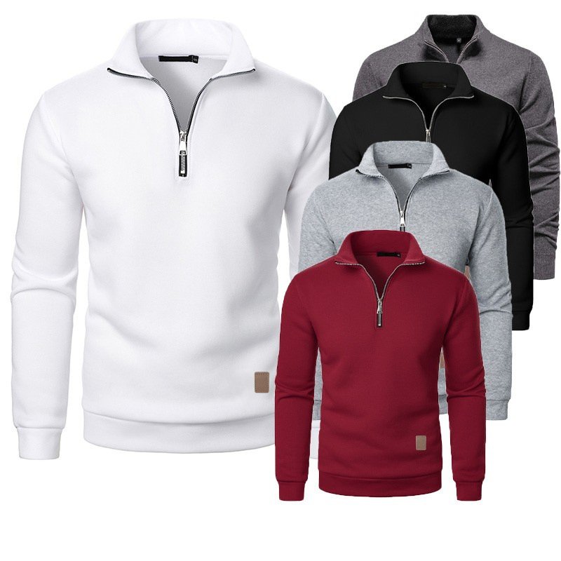 Men's Fleece Half Zip Top for Casual Wear
