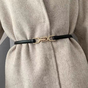 Adjustable Punch-Free Matte Buckle Belt for Women