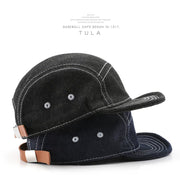 Dark Blue Baseball Cap for Women - Versatile Denim Style