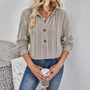 Women's Casual Solid Color Hooded Sweater
