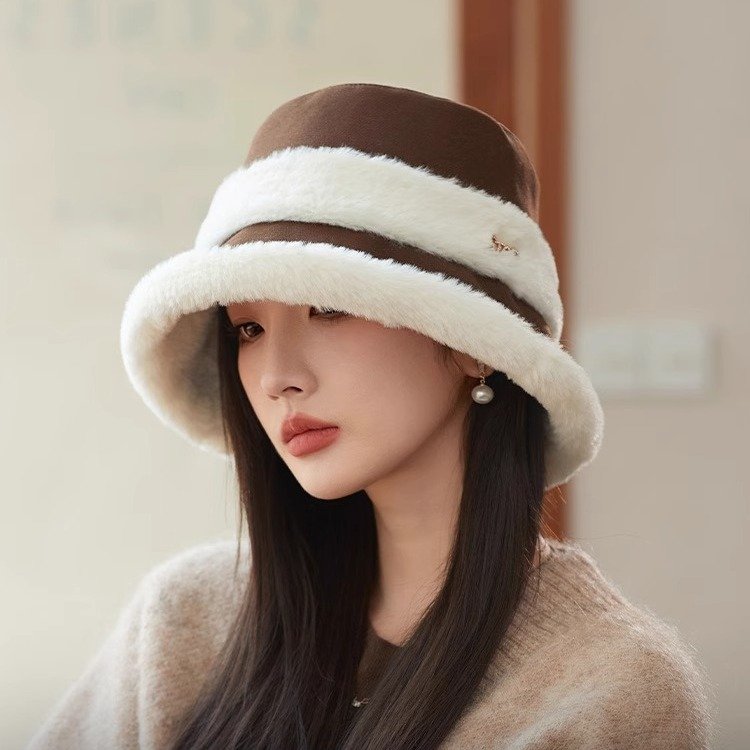 Velvet Padded Earflap Cap for Women