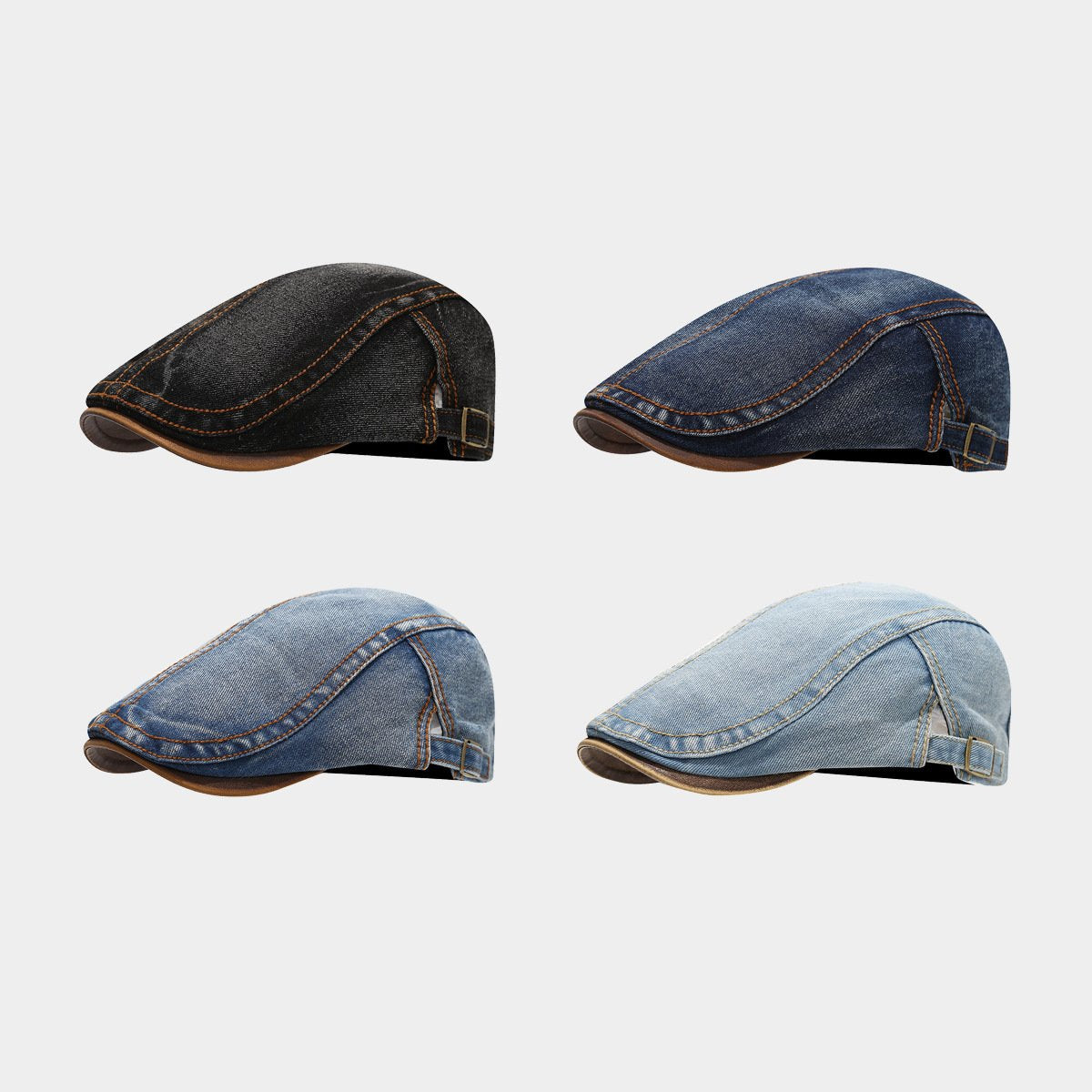 Lightweight Denim Beret for Women - 4 Seasons Wear