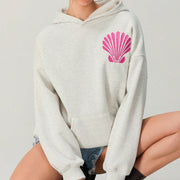 Cozy Embroidered Hoodie for Women