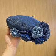 Chic Denim Beret