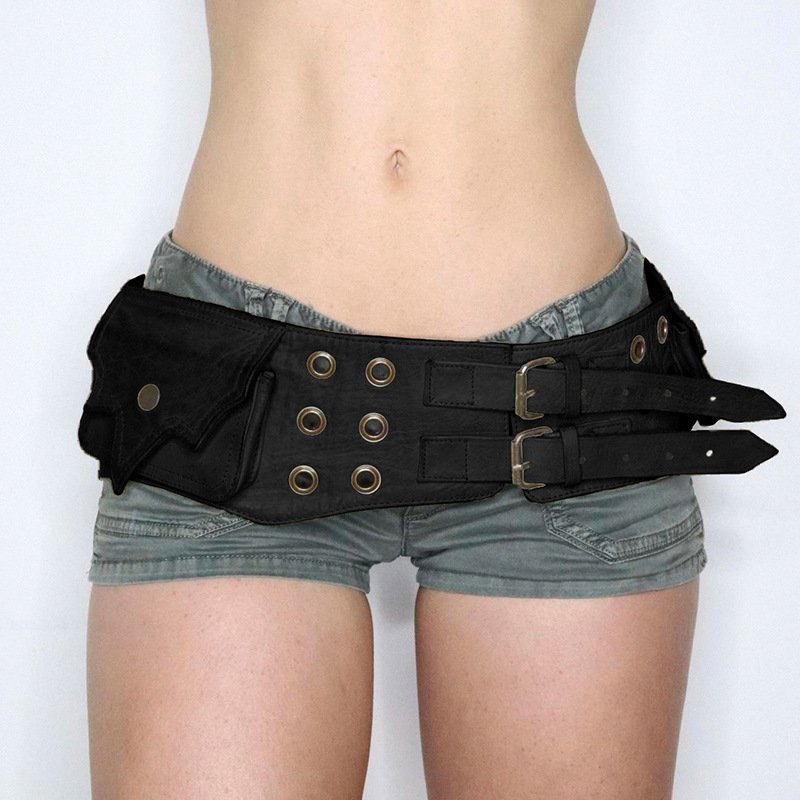 Adjustable Retro Waist Bag Belt for Men