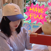 Colorful Cartoon Peaked Cap for Women