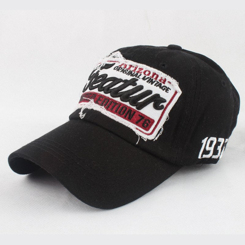 Casual Embroidered Peaked Cap