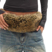 Dark Brown Leather Belt for Men - Urban Style