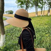 Women's Elegant French Summer Sun Hat with Bow