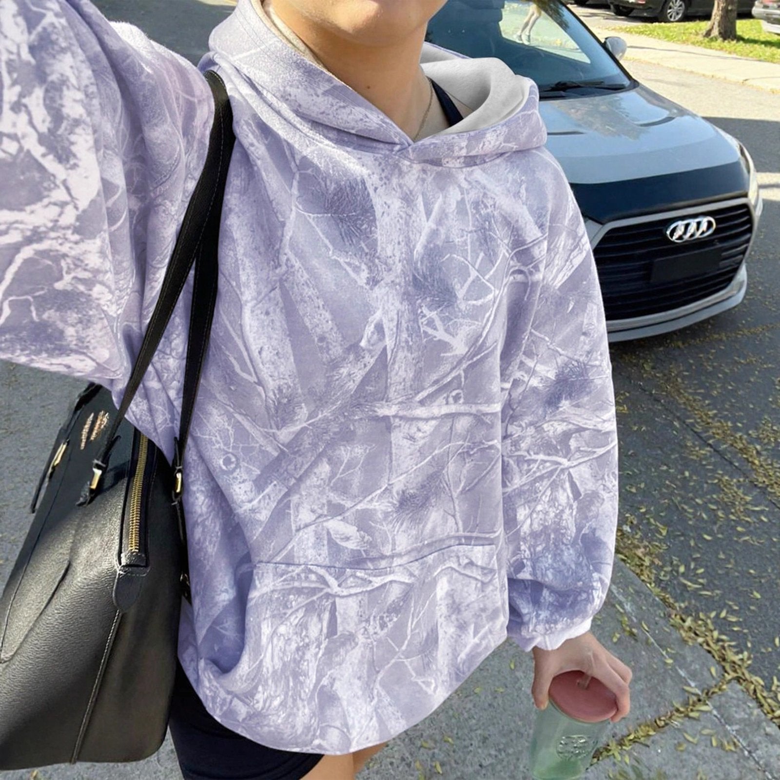 Casual Long Sleeve Jungle Hoodie for Women