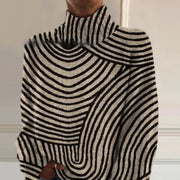 Autumn Winter Sweater - Colorful Pattern Print Hoodie