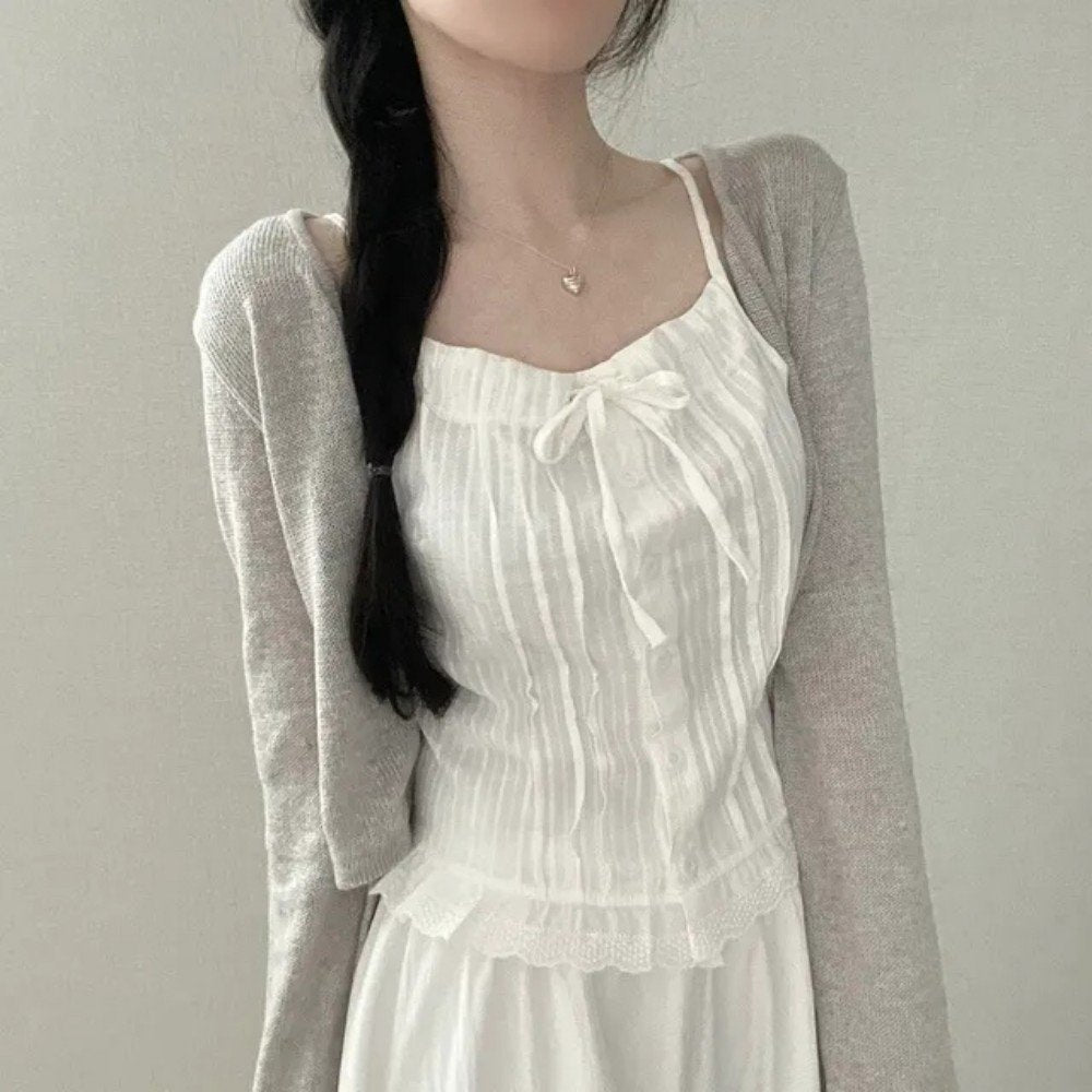 French Chic Short Camis for Women