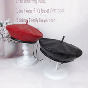 Pastoral Black Painter Hat for Women