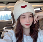 Cozy Embroidered Woolen Cap for Kids