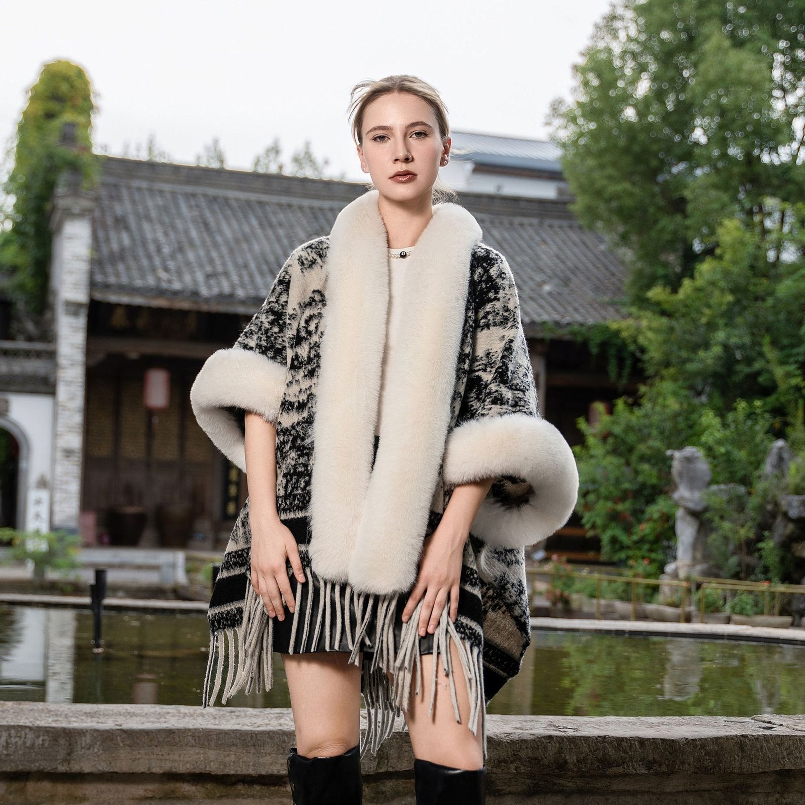 Warm Shawl Cape