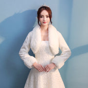 Warm Fur Collar Cardigan