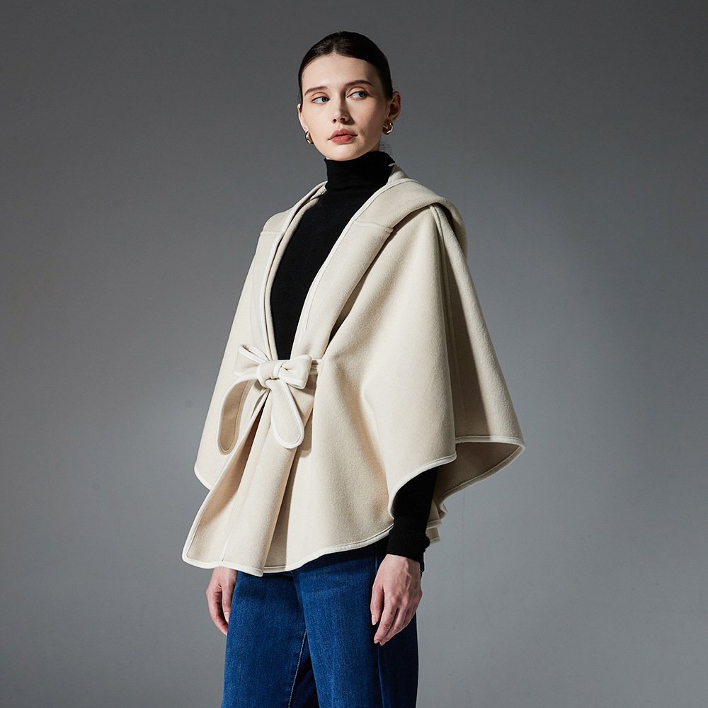 Cozy Woolen Shawl Cloak