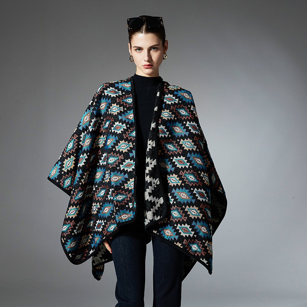 Cozy Ethnic Shawl