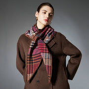 Warm Plaid Shawl