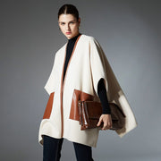Warm Leather Shawl