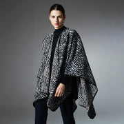 Warm Zebra Shawl
