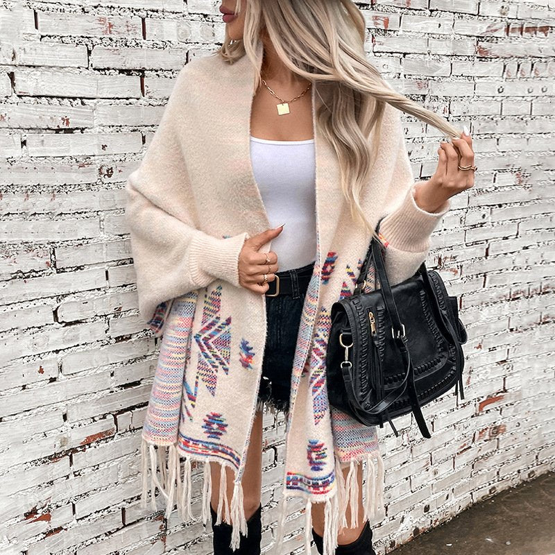 Geometric Shawl Wrap