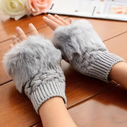 Soft Touch Women's Knit Gloves for Cold Weather