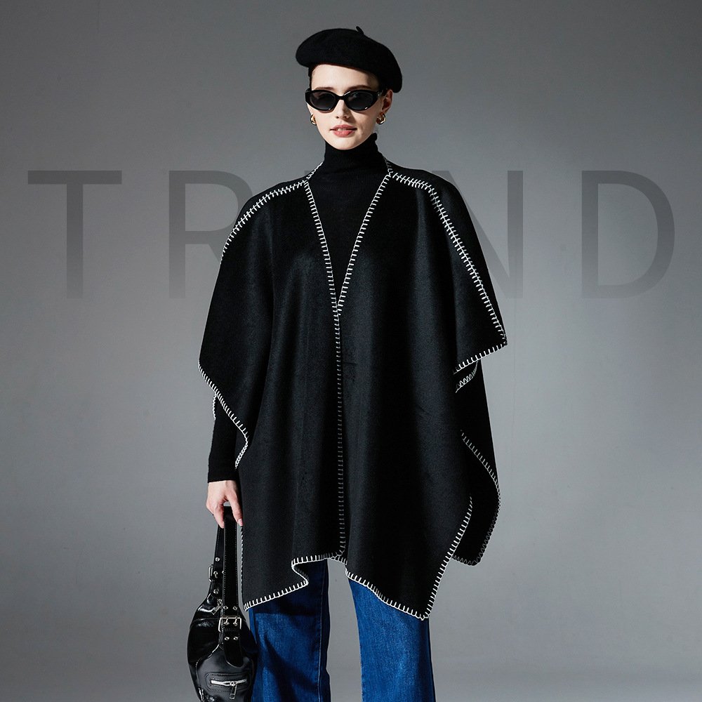 Warm Black Shawl