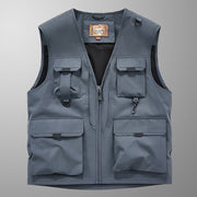Men's Fishing Multi-Pocket Vest Coat
