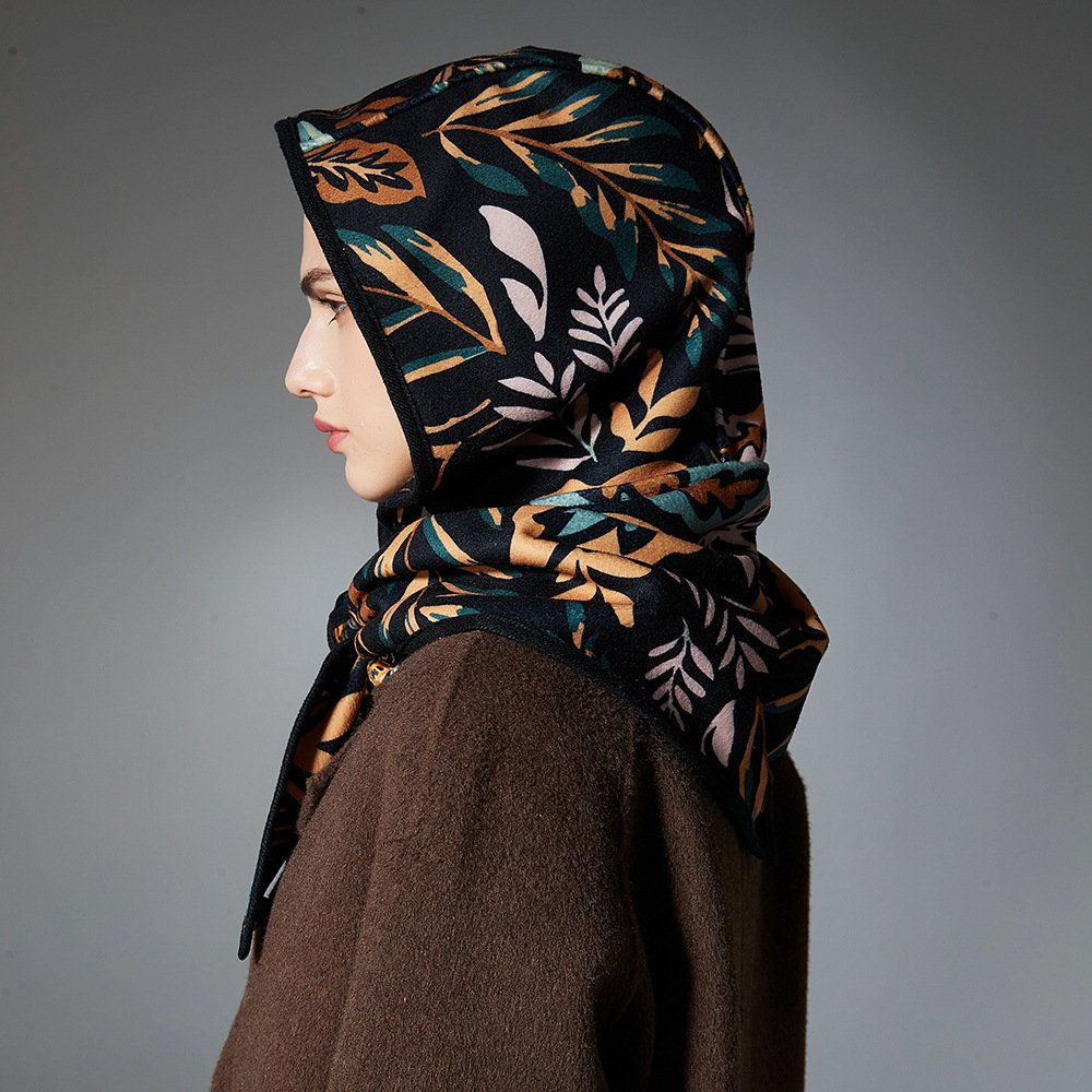 Warm Paisley Shawl Scarf