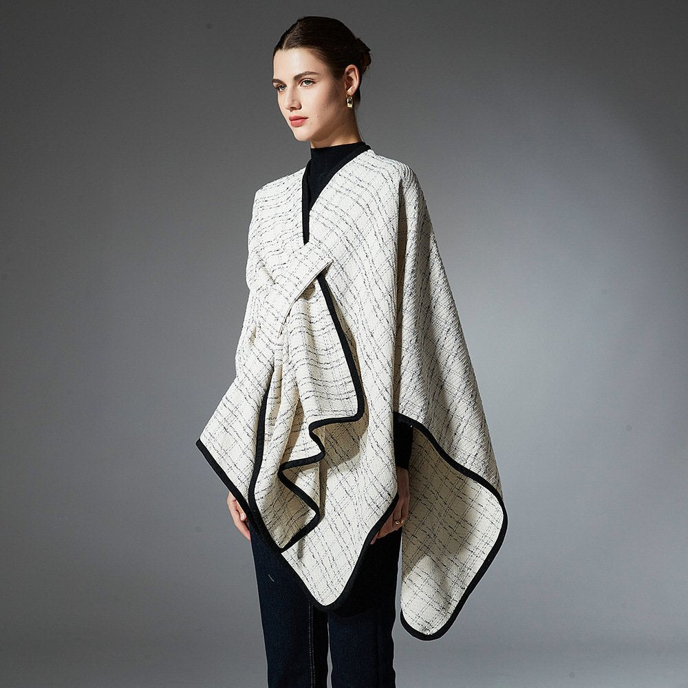 Warm Beige Shawl Wrap