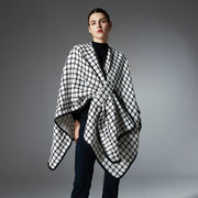 Warm Plaid Shawl Wrap