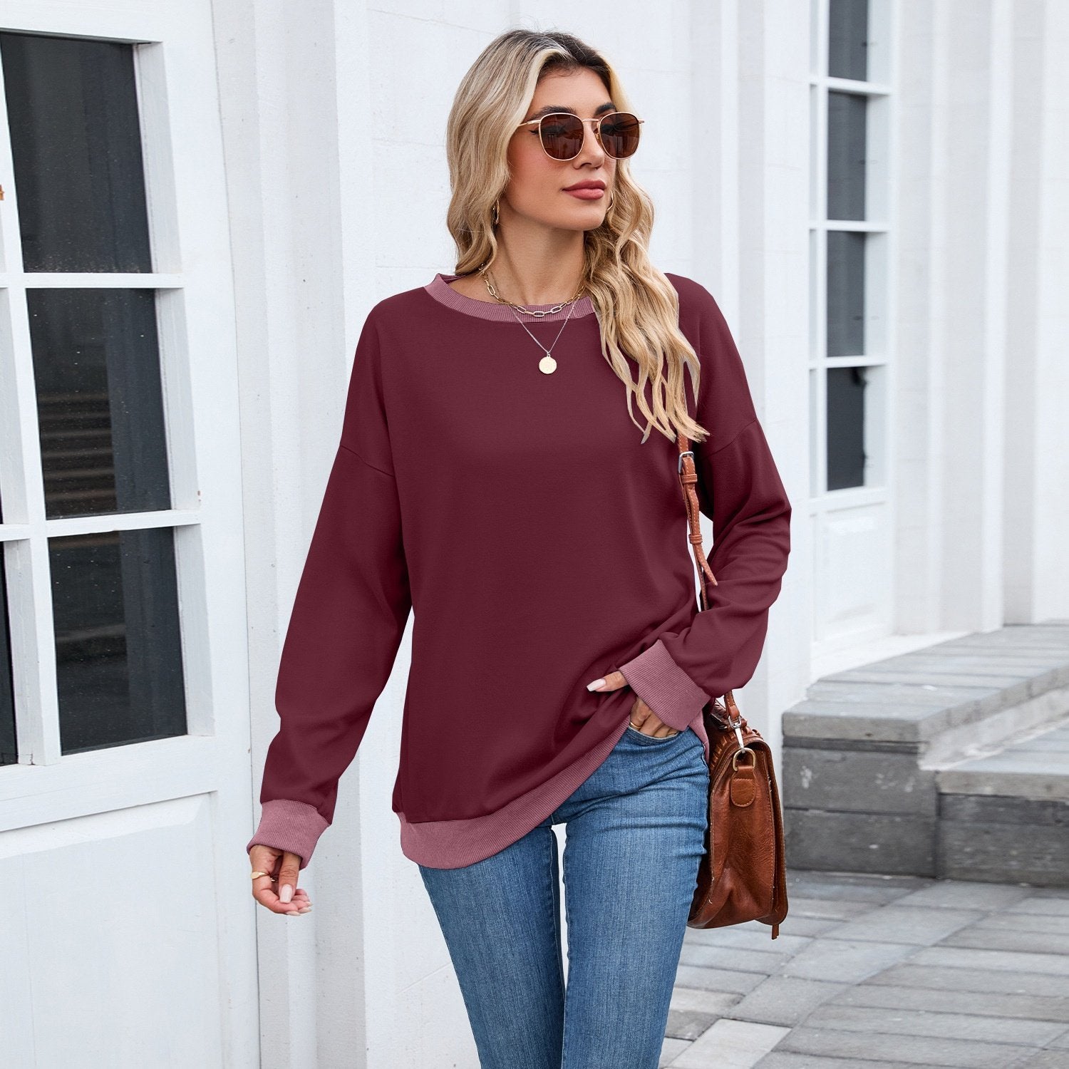 Relaxed Fit Round Neck T-Shirt
