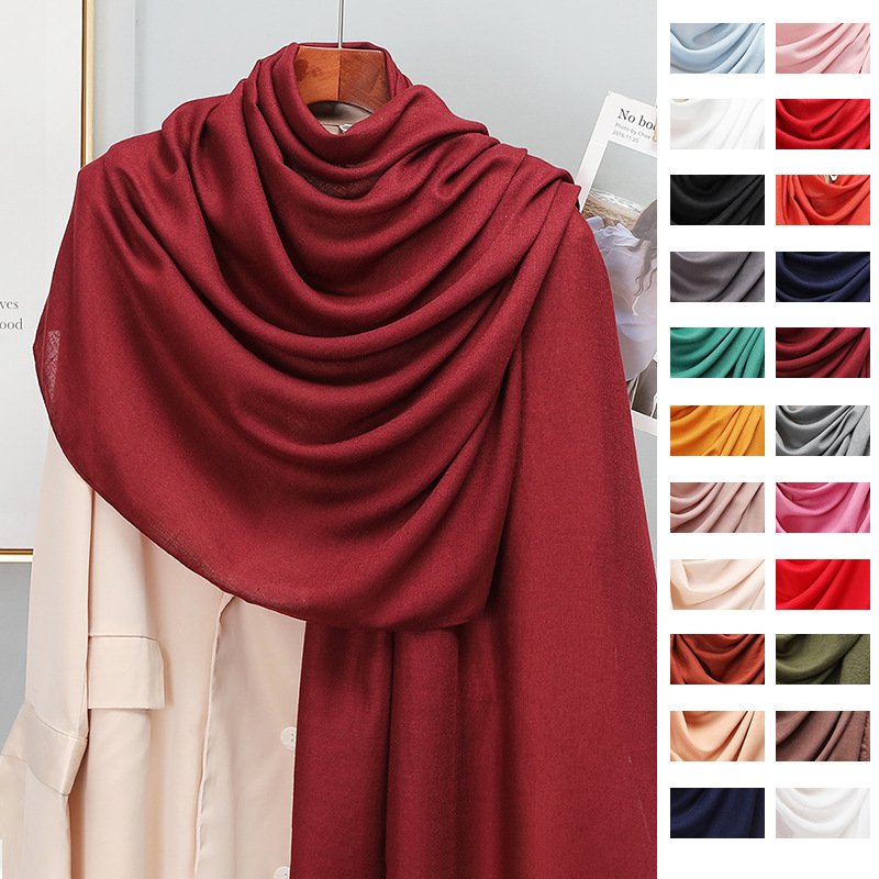 Spring & Autumn Scarf for Women - Soft Cotton & Linen Blend