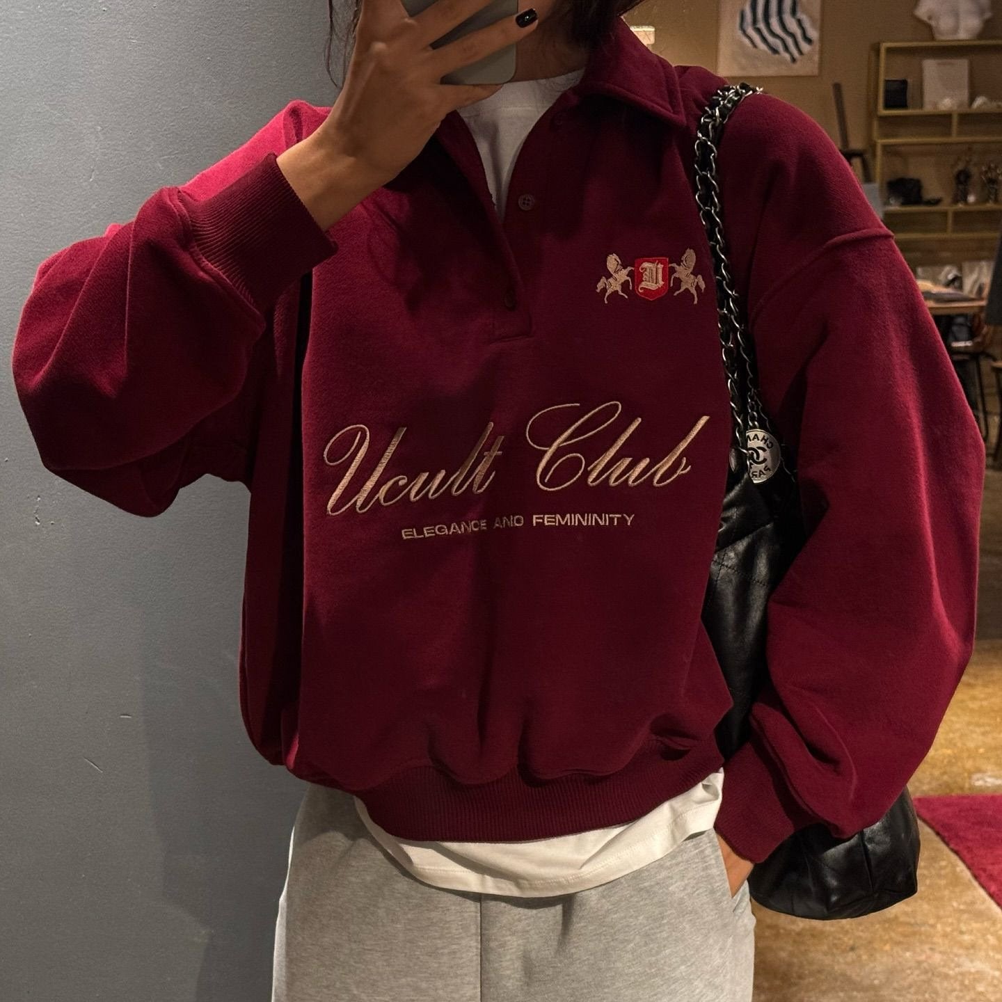 Cozy Letter Pullover Top for Women