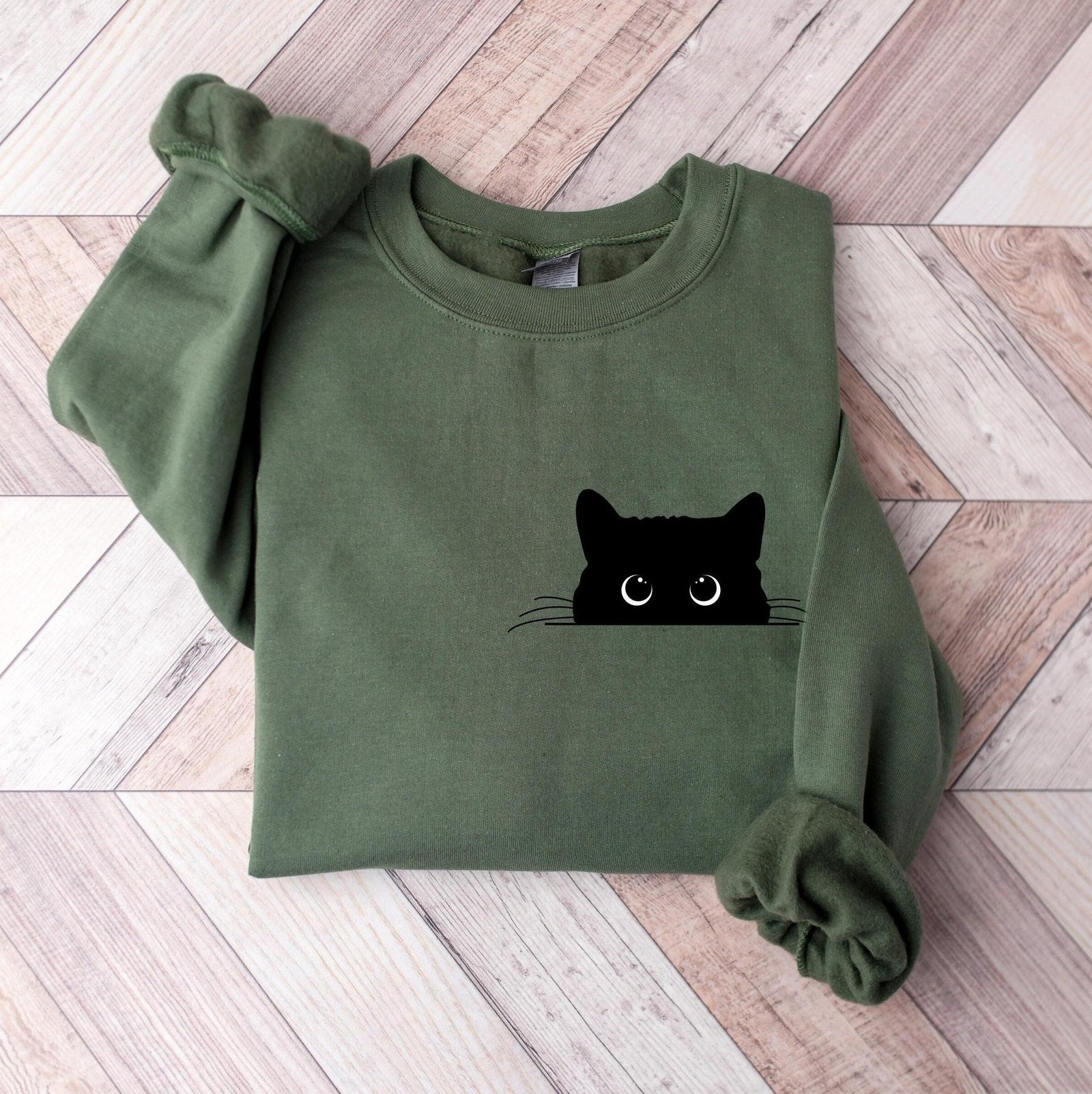 Cozy Retro Crew Neck Sweatshirt for Women