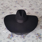 Ultra Wide Brim Woolen Hat for Women