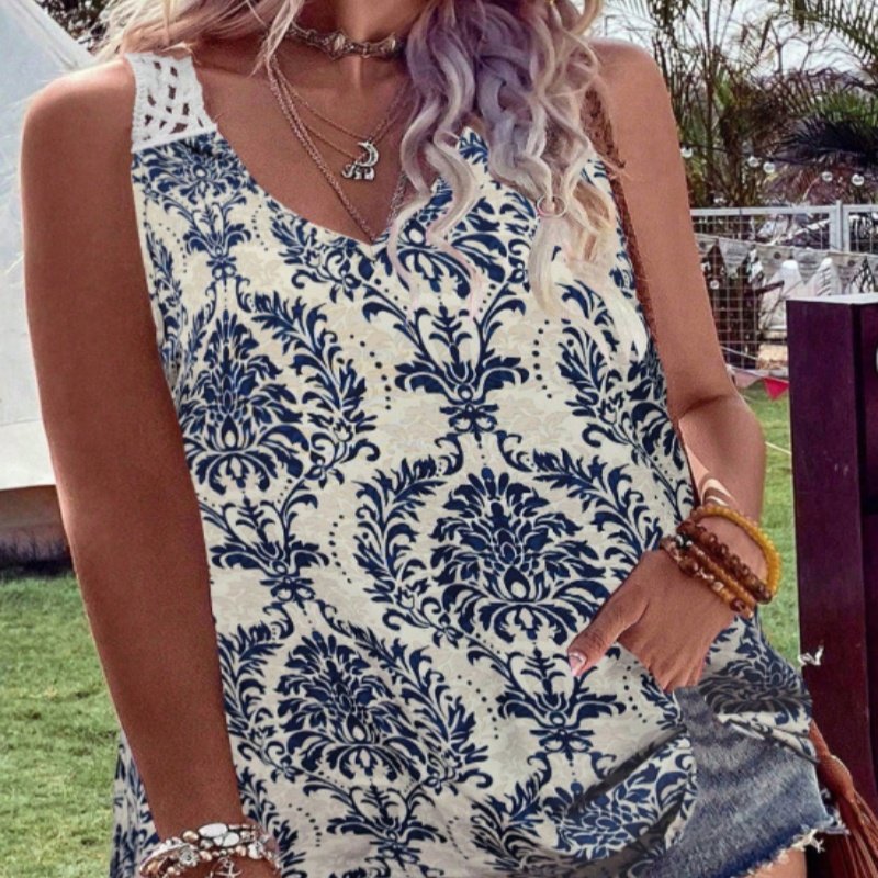 Plus Size Tassel Crocheted Vest for Women