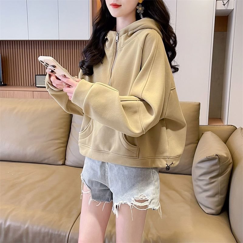 Women's Slimming Zipper Coat Top