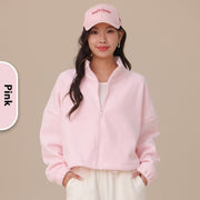 Women's Velvet Sports Jacket Loose Lapel Yoga Outfit