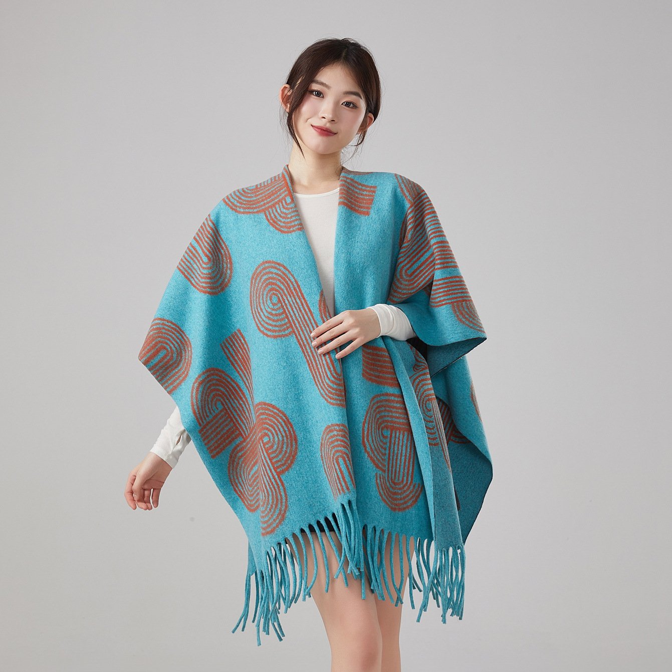 Cozy Ethnic Shawl