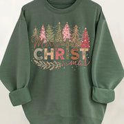 Cozy Floral Print Women's Sweater