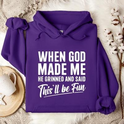 Loose Hooded Sweater for Women, Autumn & Winter Pullover