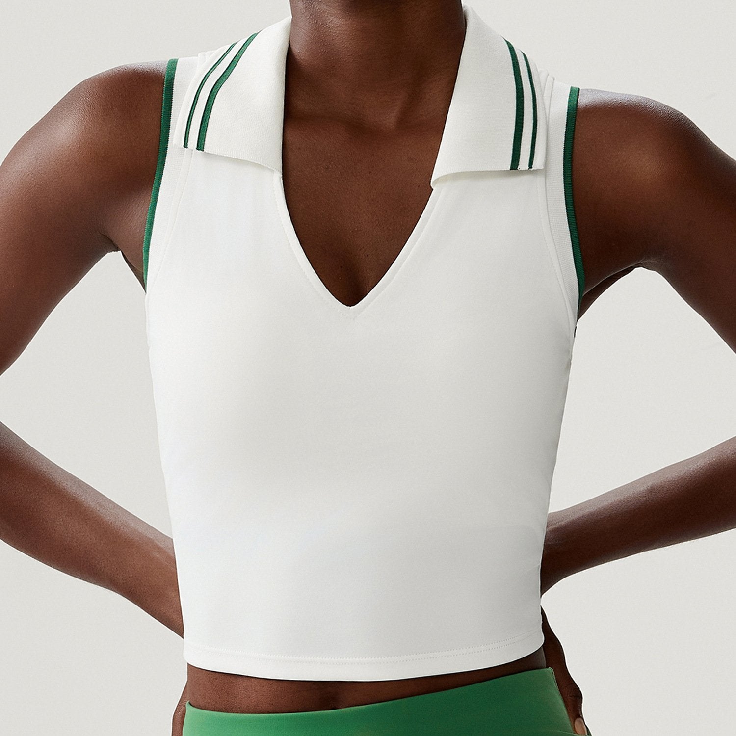 Plus Size Sports Vest with Chest Pad for Women