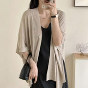 Travel-Friendly Knitted Cardigan
