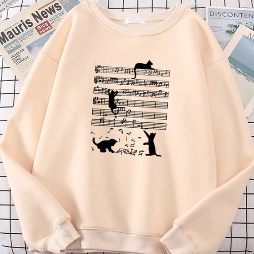 Cozy Fleece-Lined Crew Neck Sweater for Men & Women