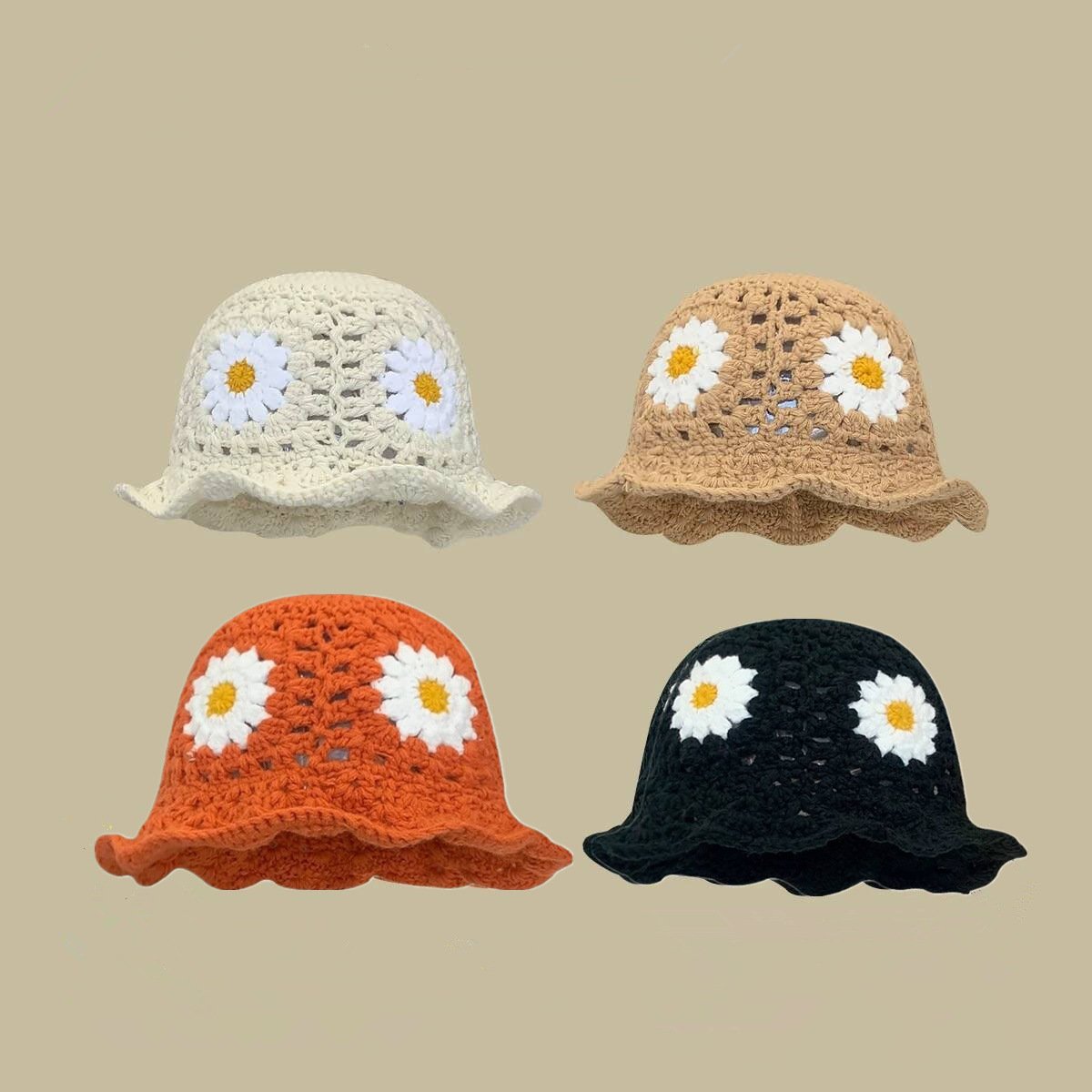 Women's Knitted Fisherman Hat for Smaller Face