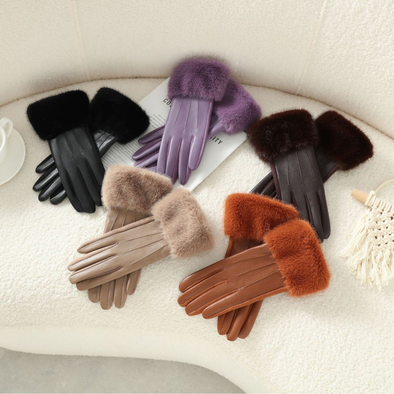 Warm Personalized Women's Gloves for Cold Weather